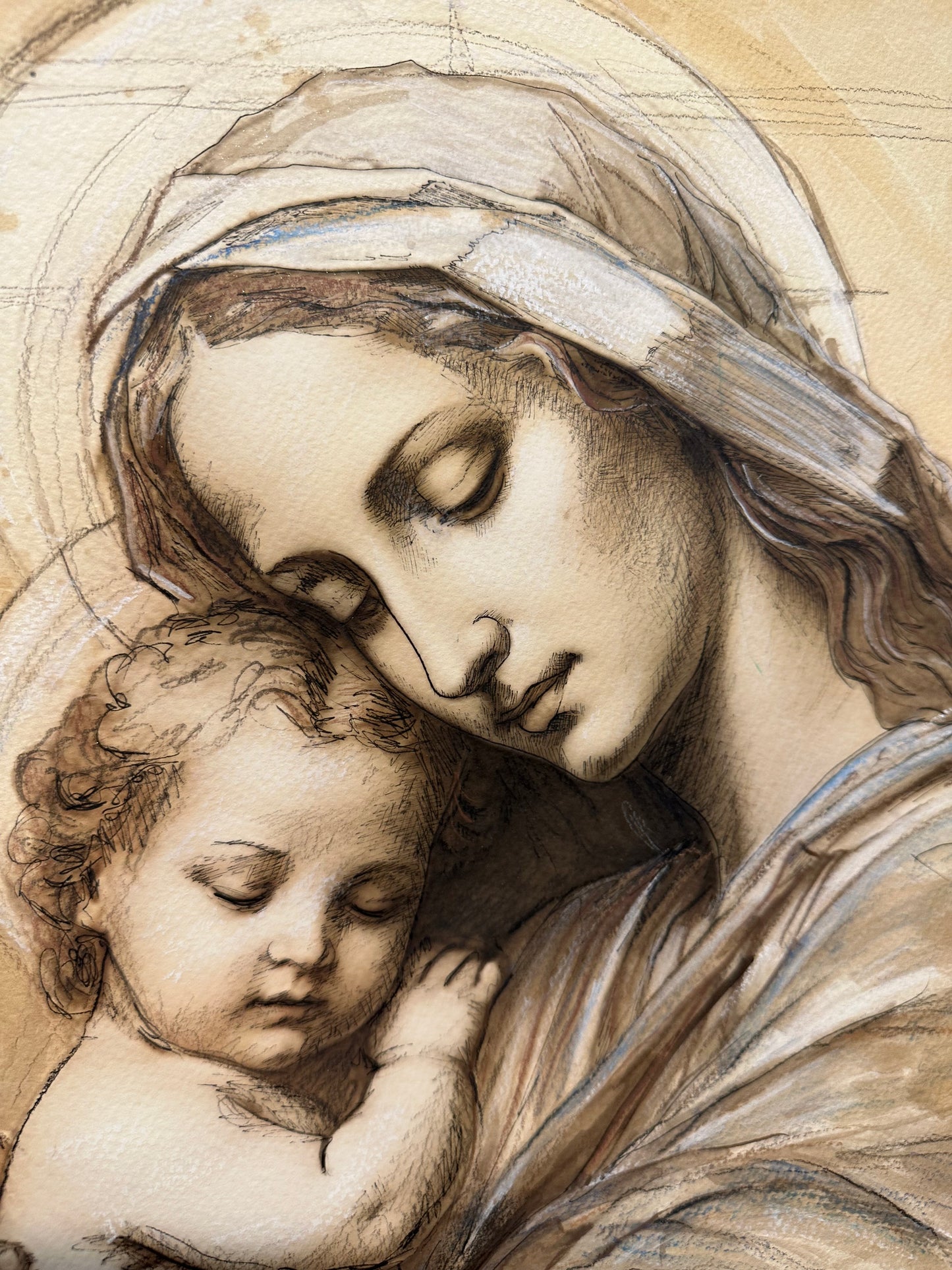 The Madonna and Child: Flowers of Hope