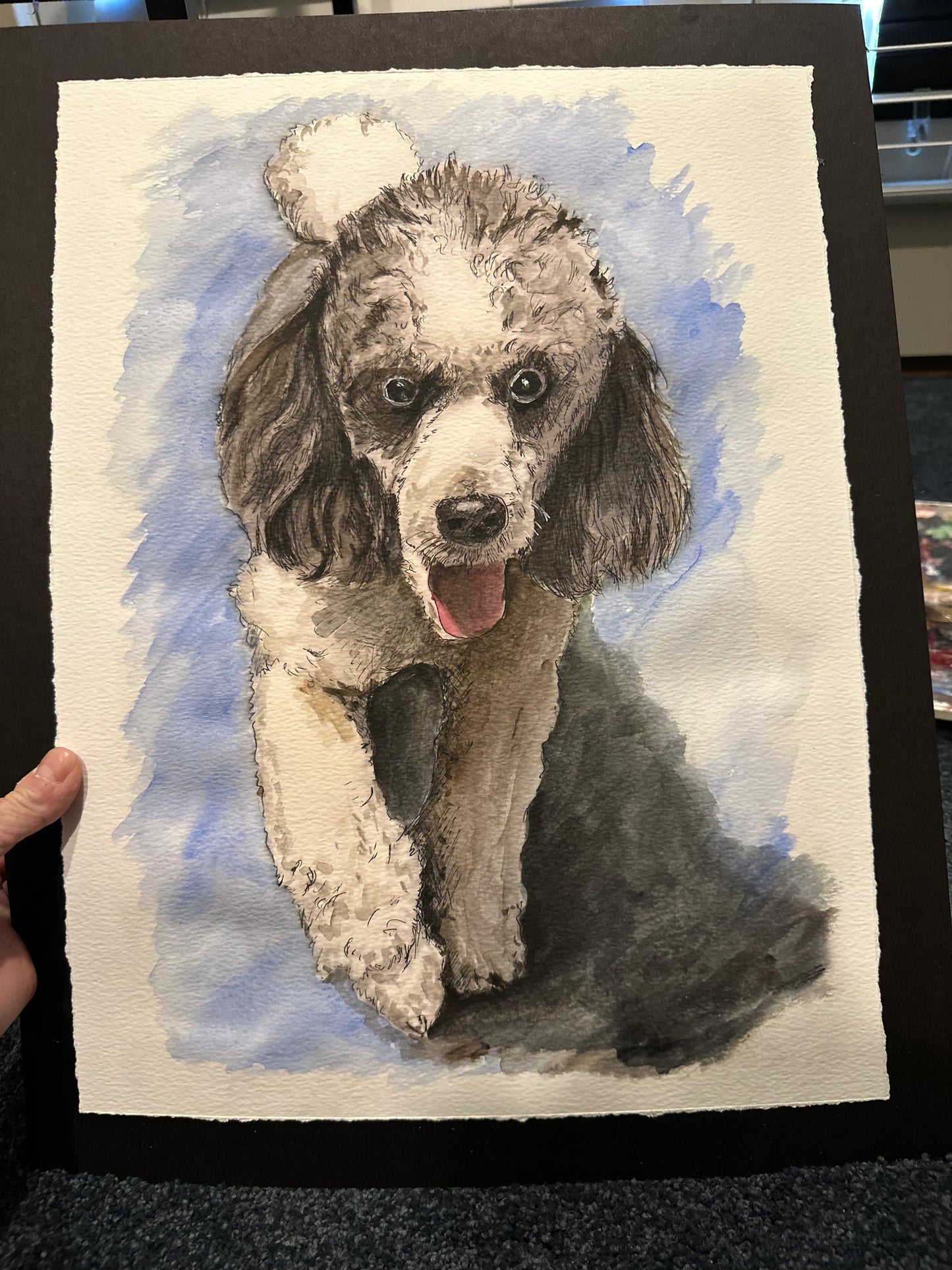Custom Watercolor Pet Portraits (dog, cat, etc.)