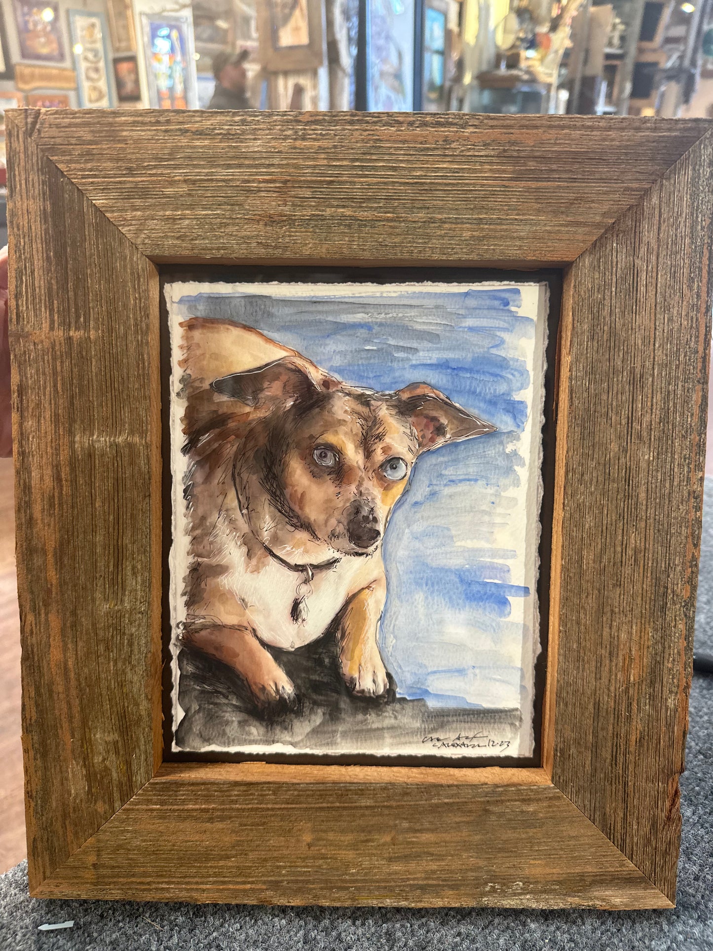 Custom Watercolor Pet Portraits (dog, cat, etc.)