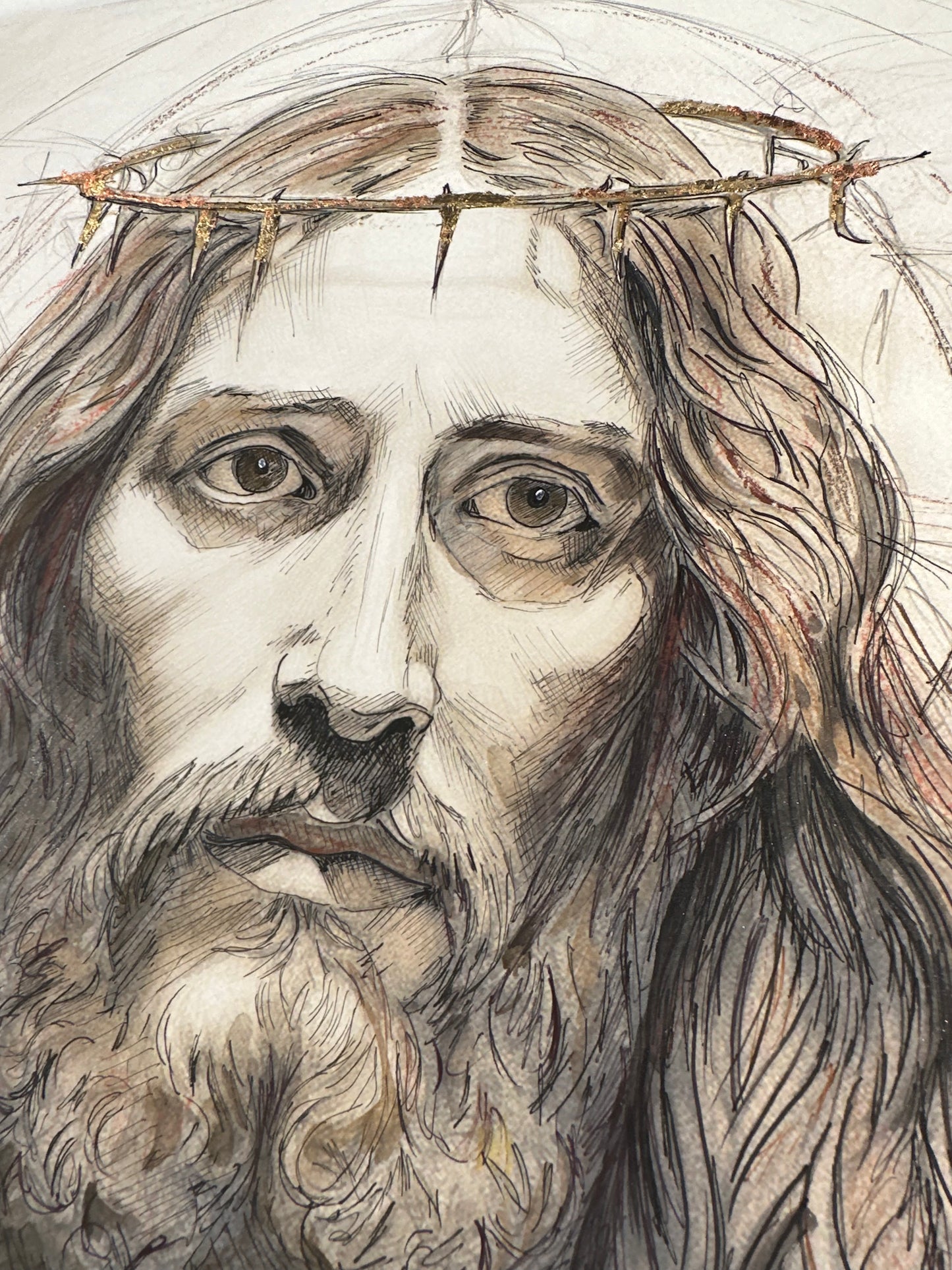 Crown of Thorns - Jesus Portrait One