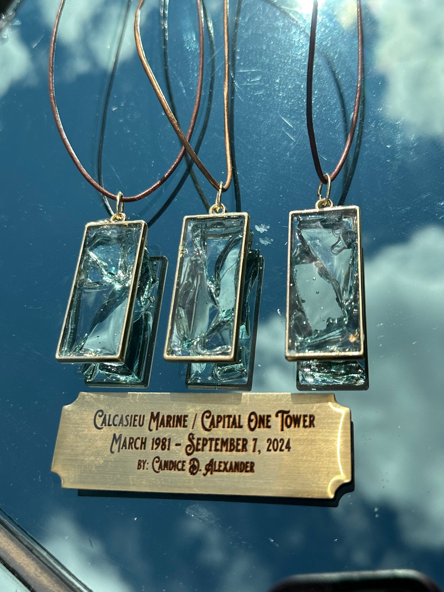 Tower Glass Pendants & Necklaces