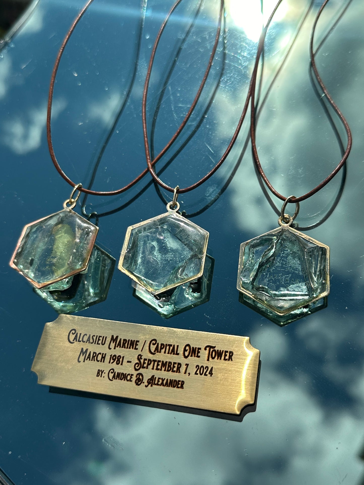Tower Glass Pendants & Necklaces