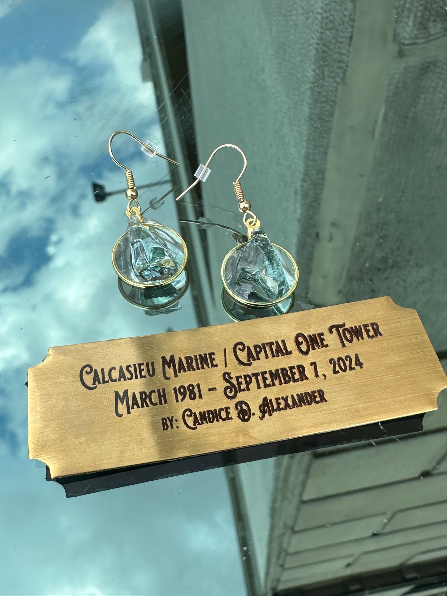 Tower Glass Earrings