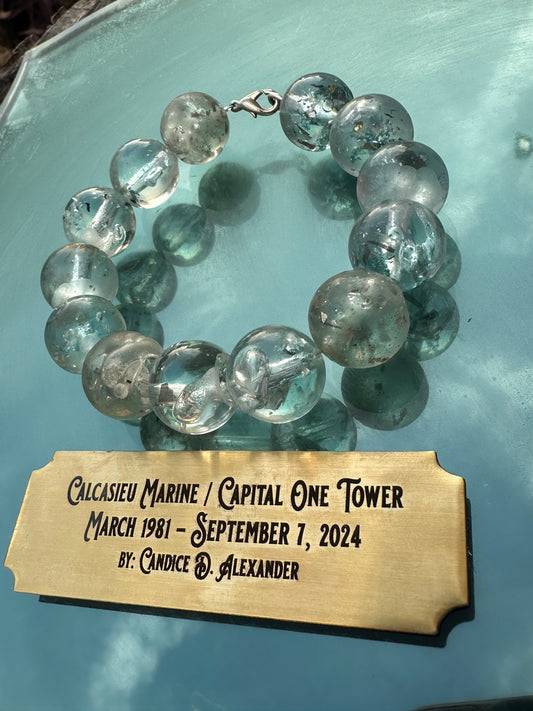 Tower Glass Bracelets and Cuffs