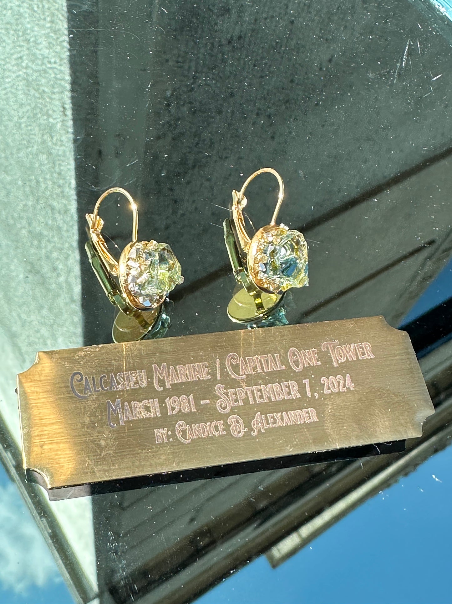 Tower Glass Earrings
