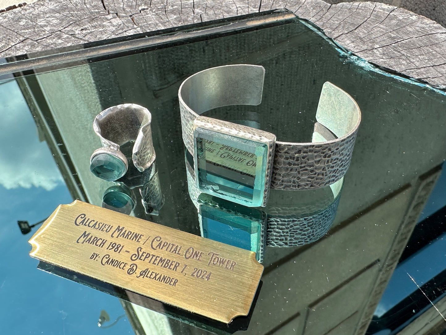Tower Glass Rings