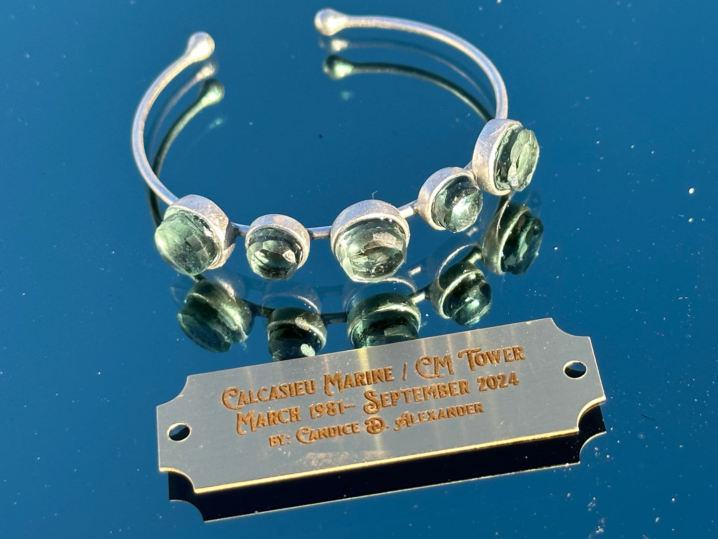 Tower Glass Bracelets and Cuffs