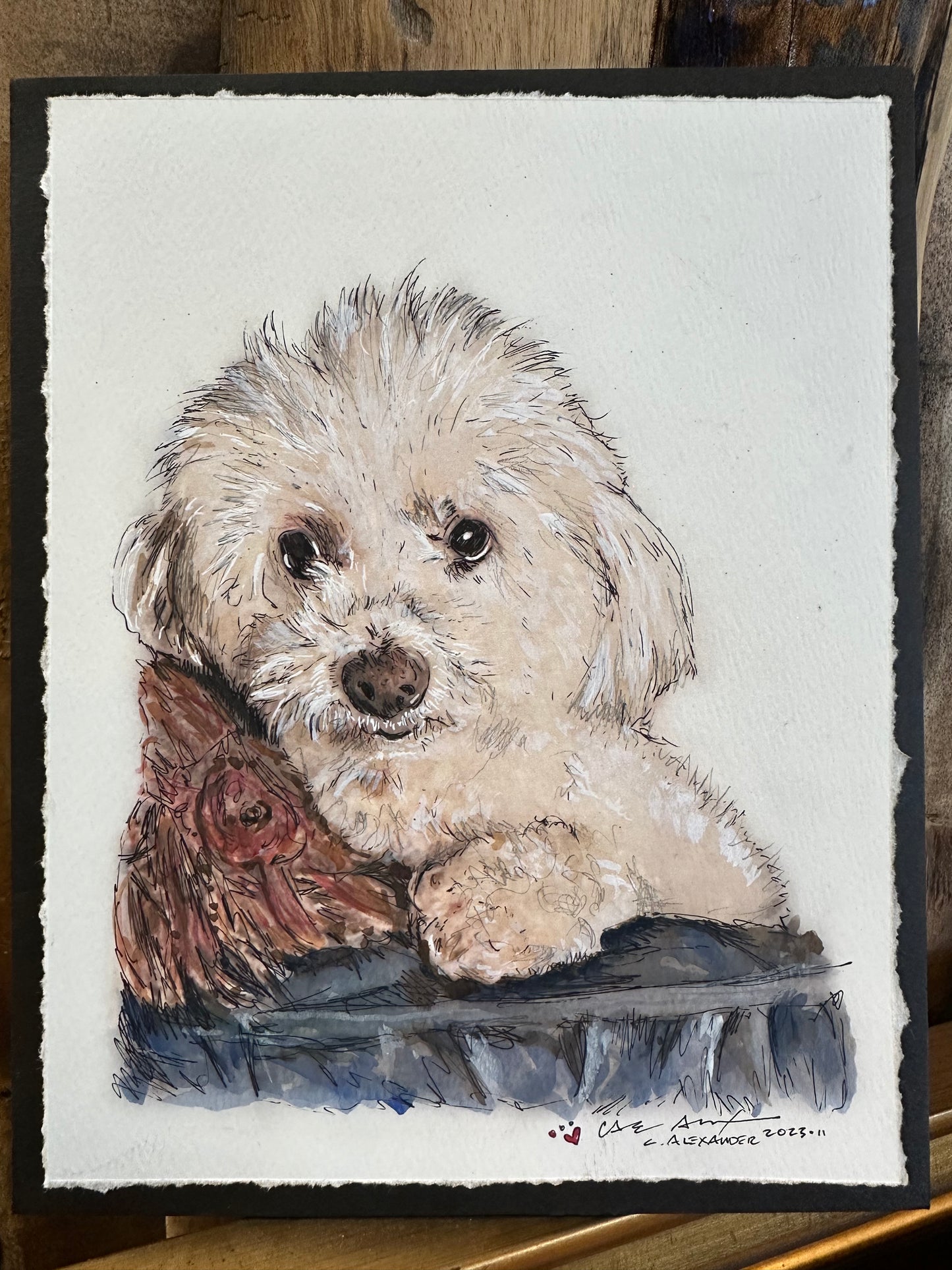 Custom Watercolor Pet Portraits (dog, cat, etc.)