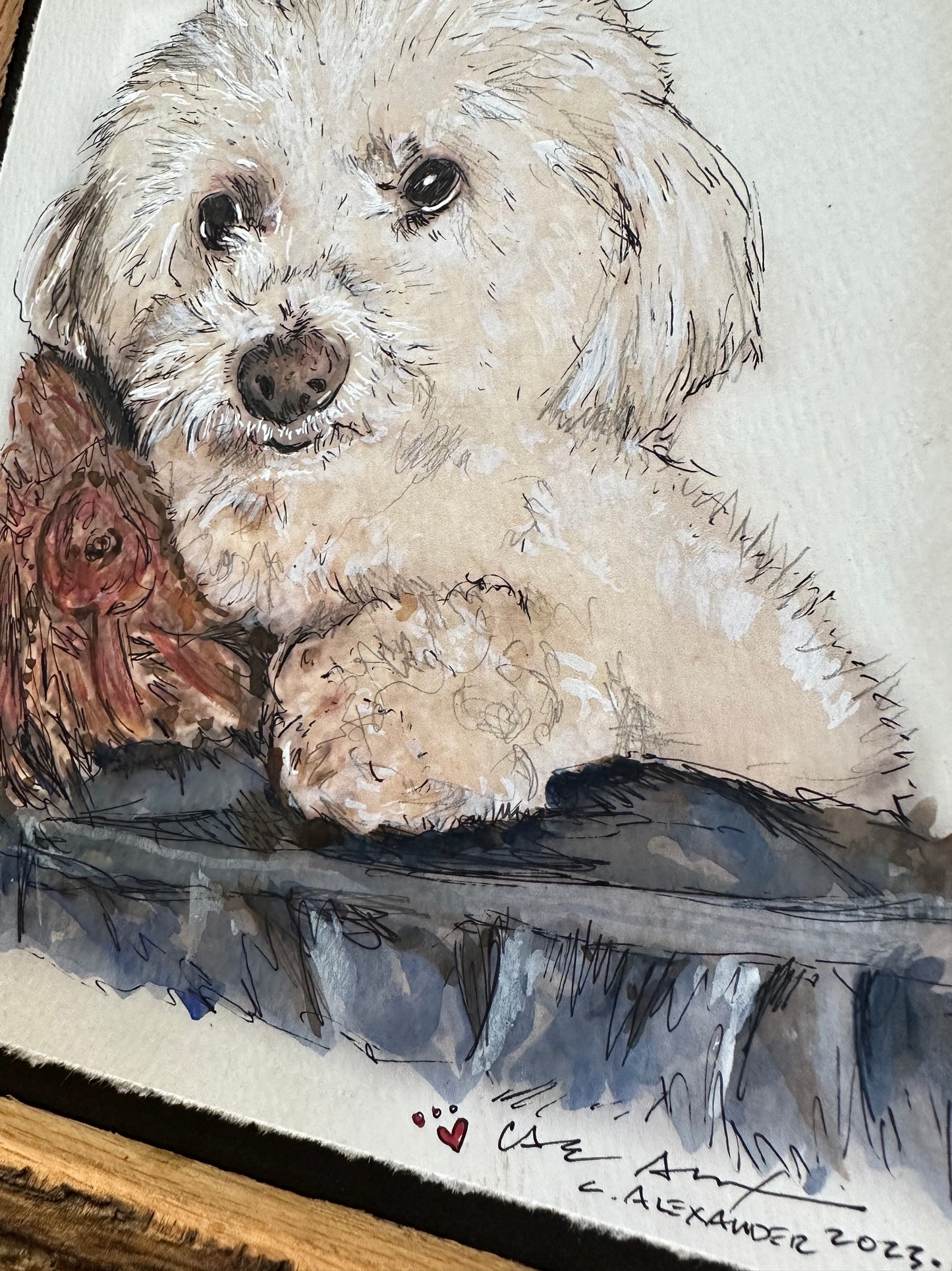 Custom Watercolor Pet Portraits (dog, cat, etc.)