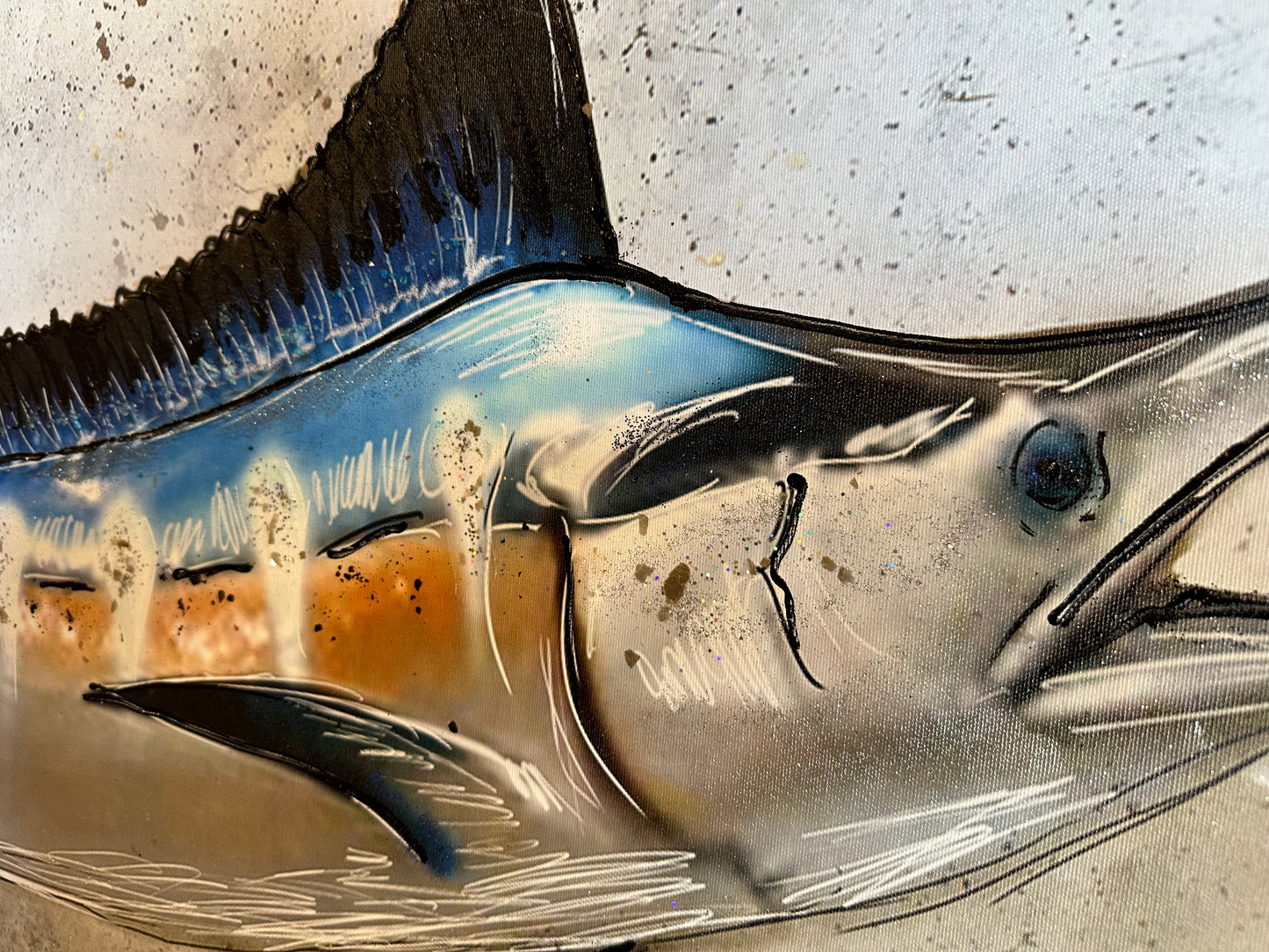 Marlin - Embellished Print