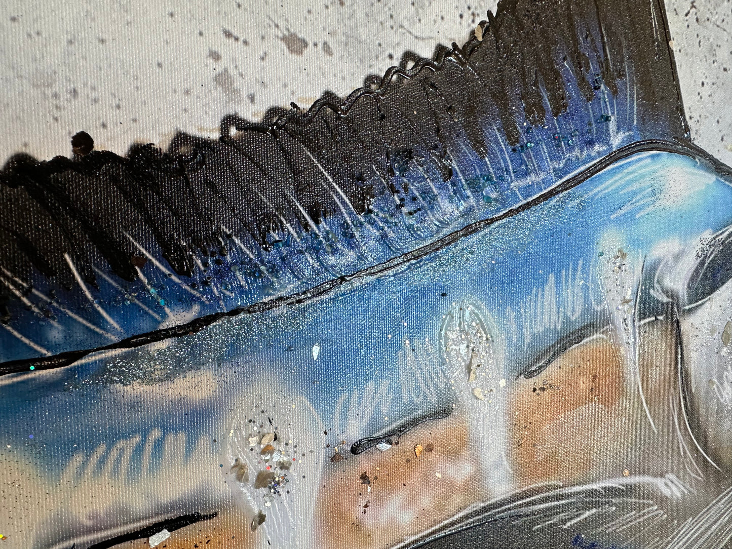 Marlin - Embellished Print