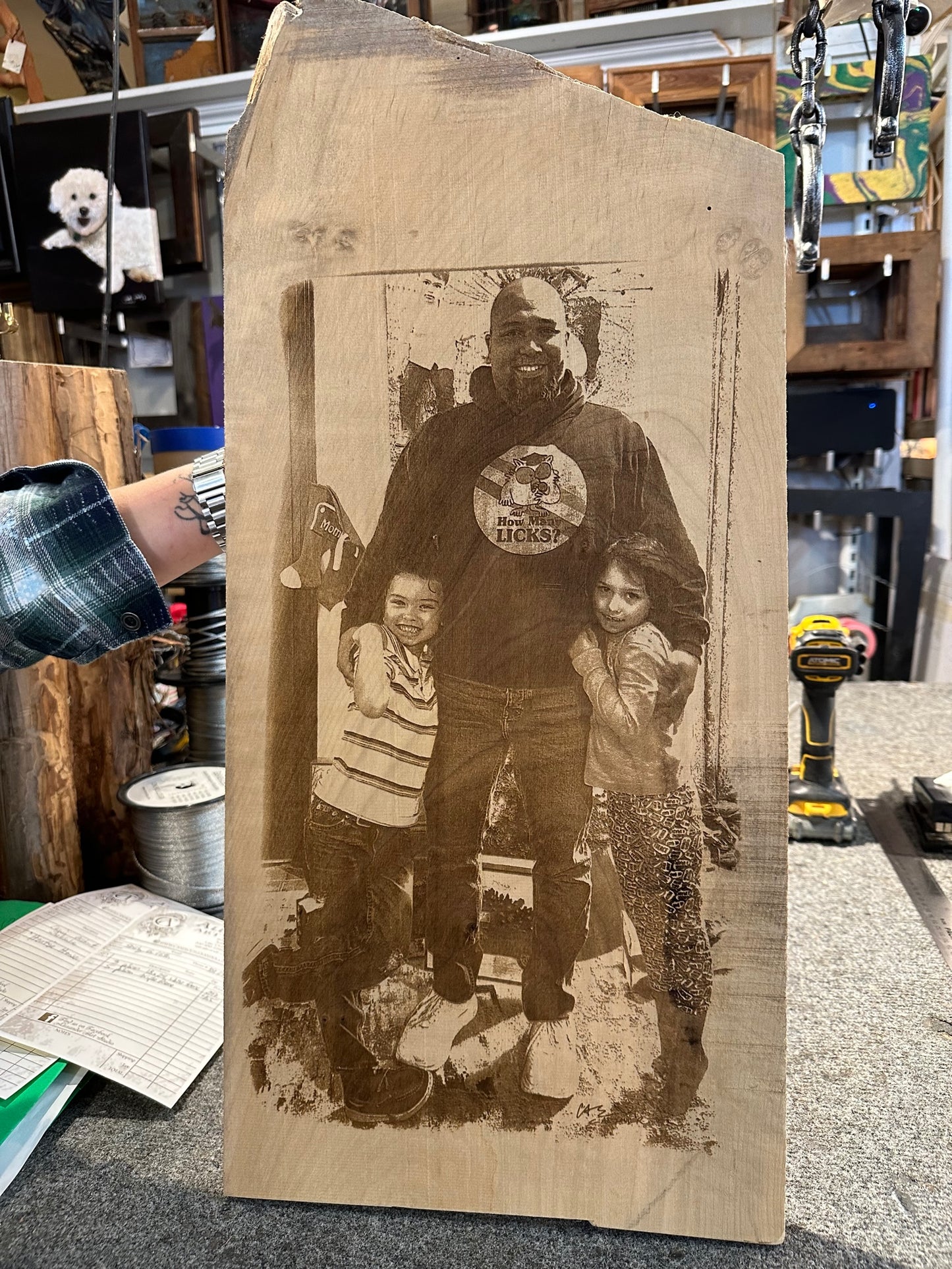 Engraved Wood Portraits