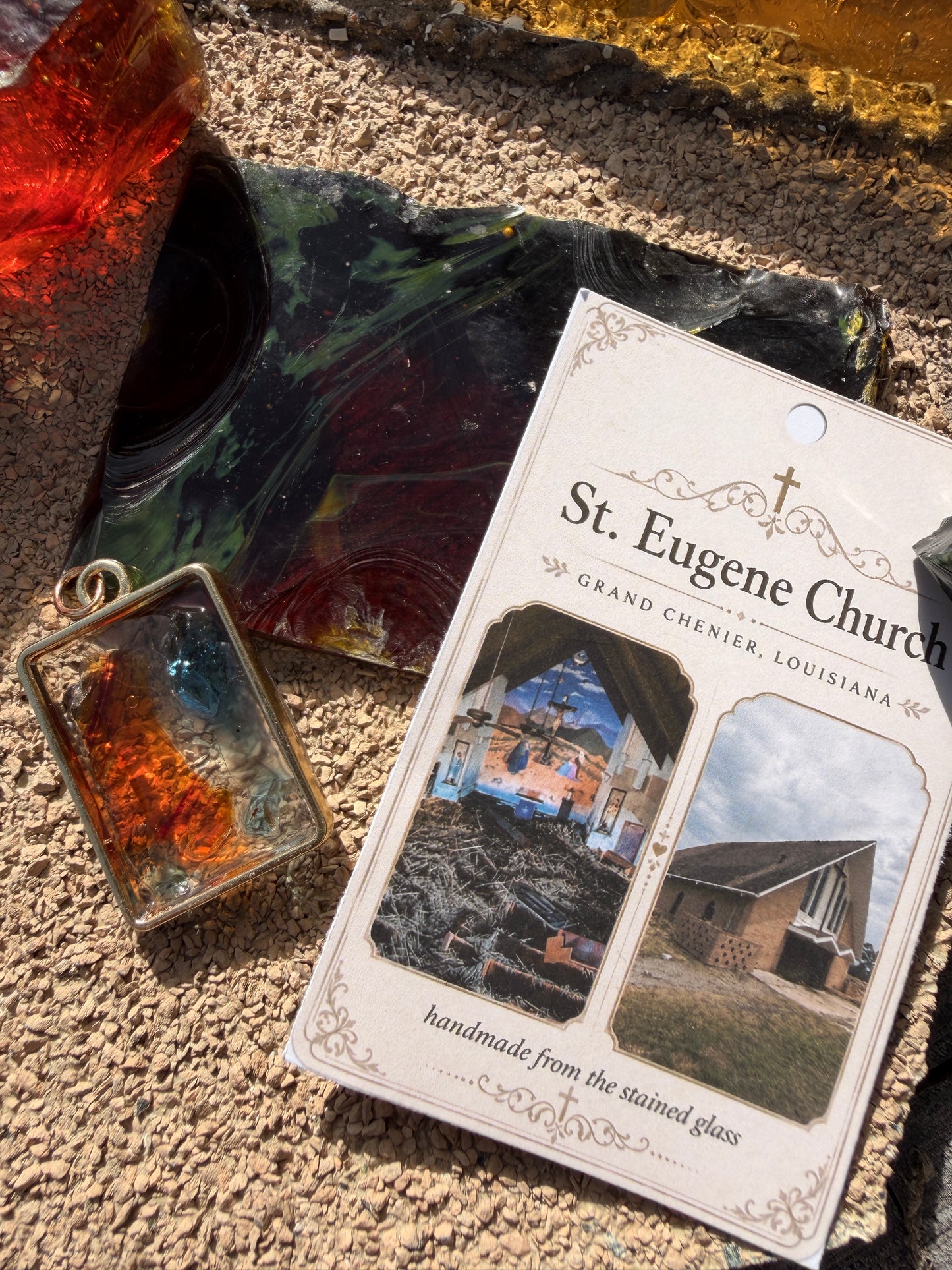 St. Eugene Church Stained Glass Earrings