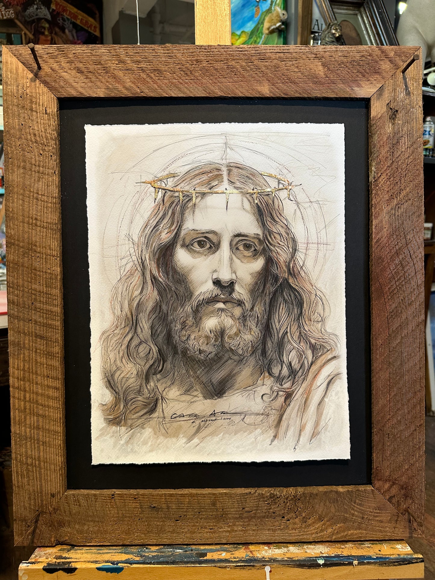 Crown of Thorns - Jesus Portrait One