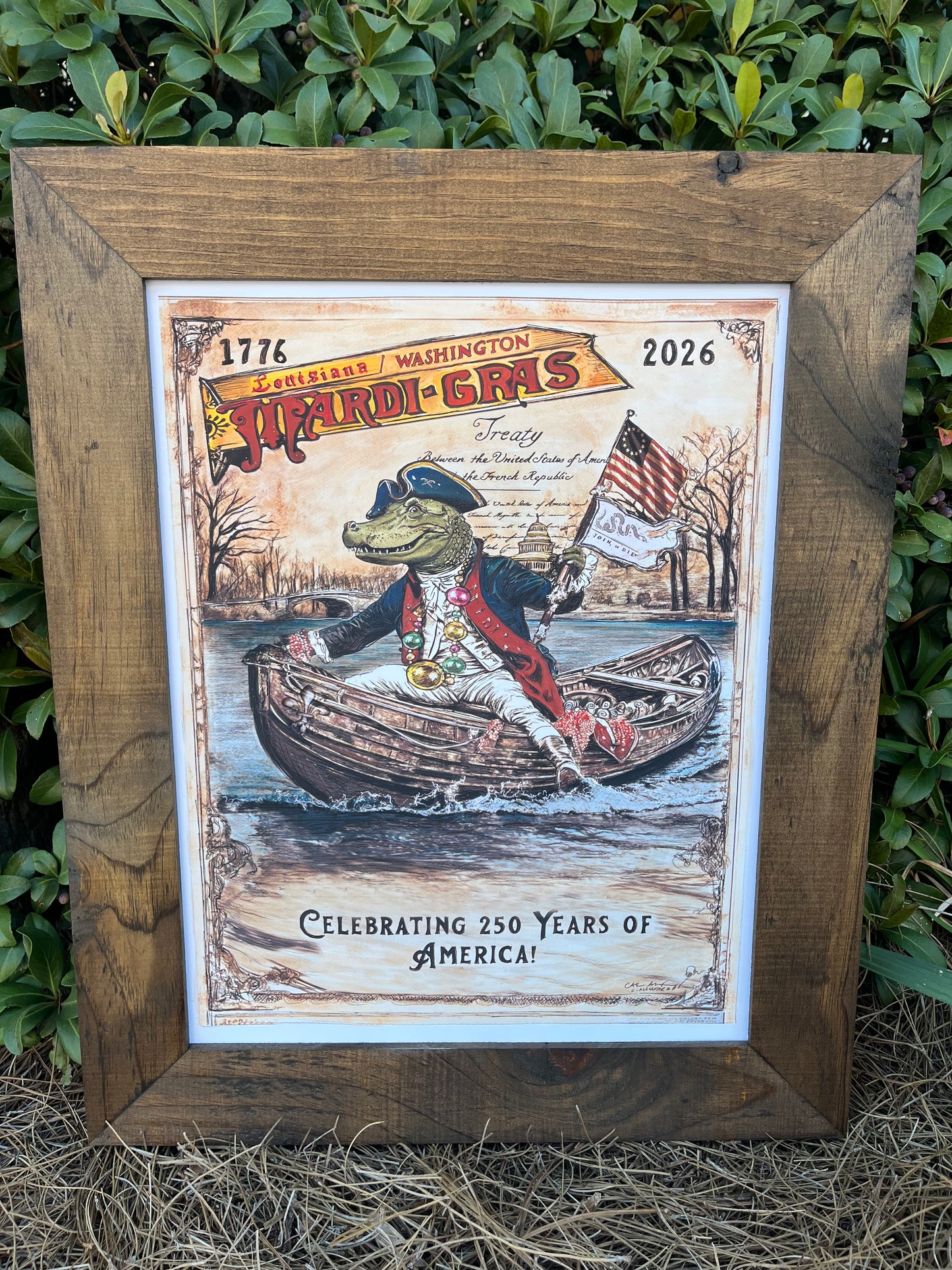 2026 Louisiana Mardi Gras Poster "Liberty & Lagniappe"