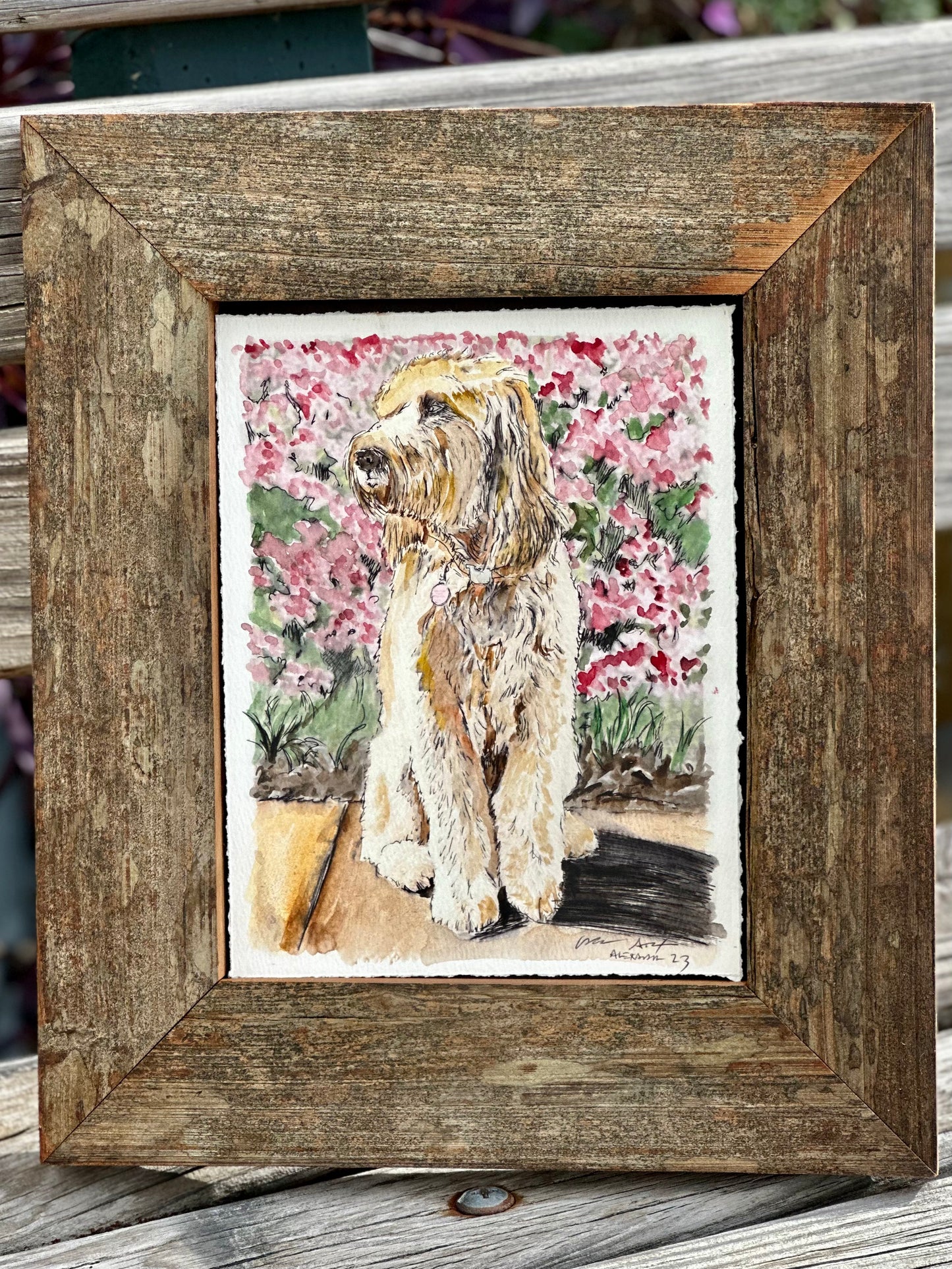Custom Watercolor Pet Portraits (dog, cat, etc.)