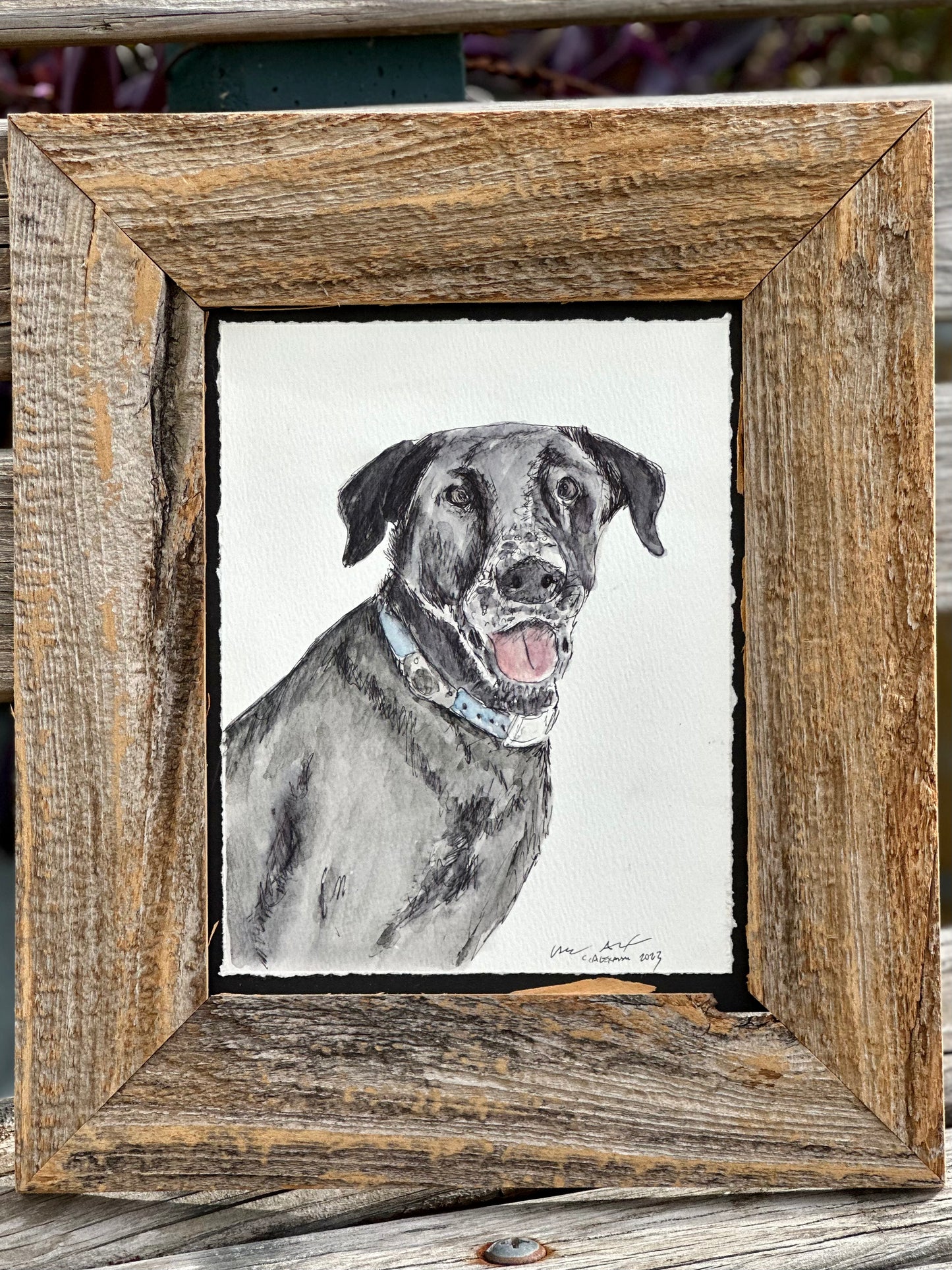 Custom Watercolor Pet Portraits (dog, cat, etc.)