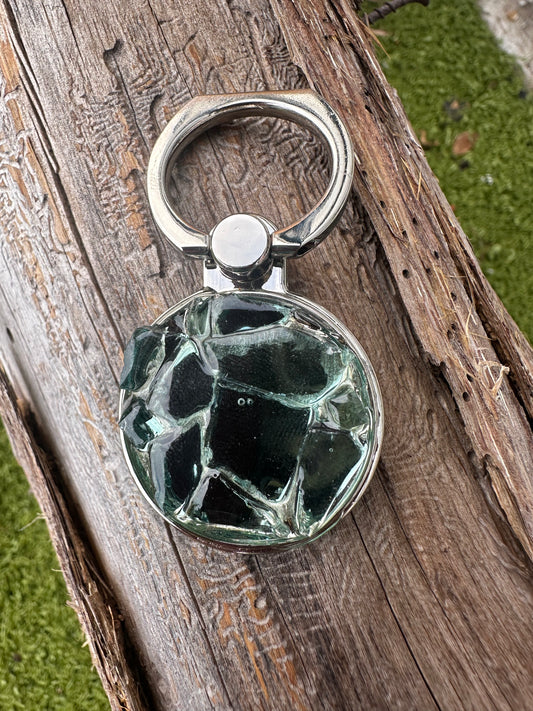 Tower Glass Key Chain