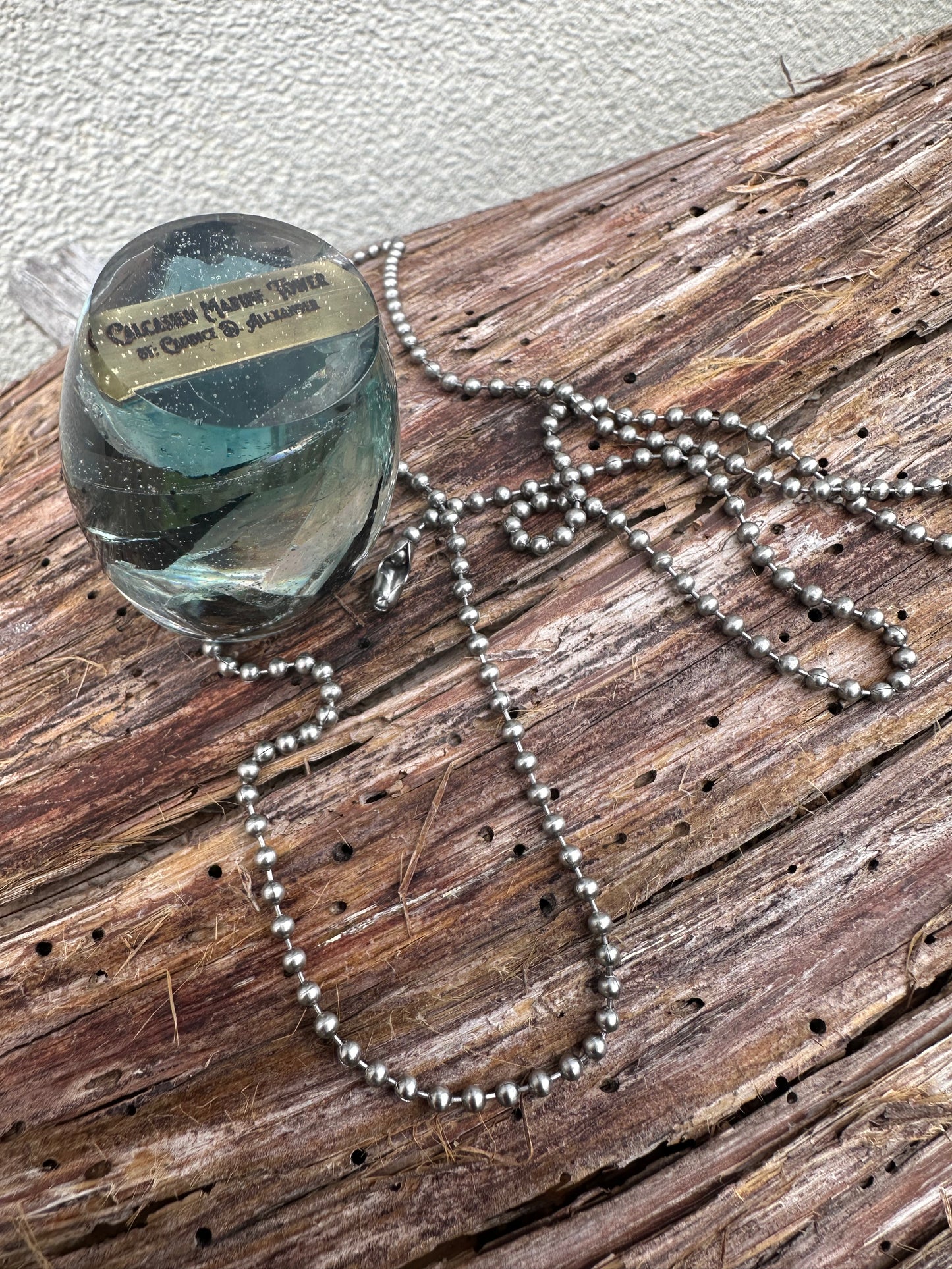 Tower Glass Fan Pull