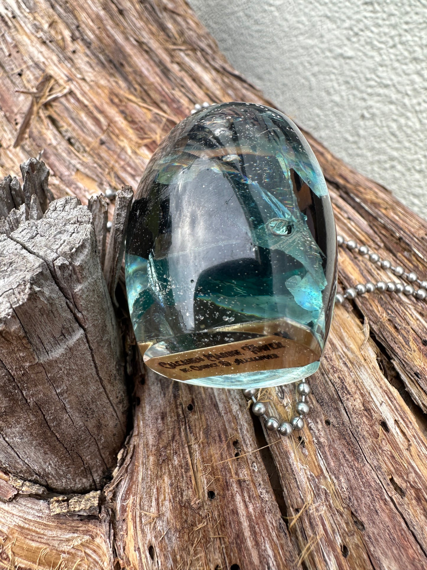 Tower Glass Fan Pull