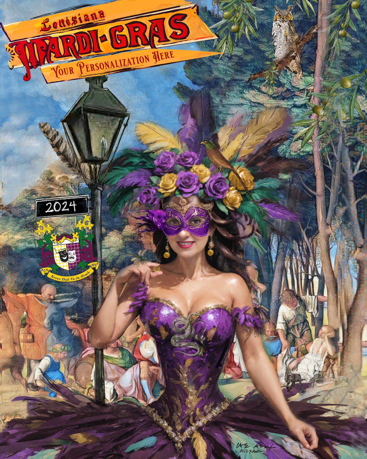 Krewe Deja Vu Du Monde - Mardi Gras 2024