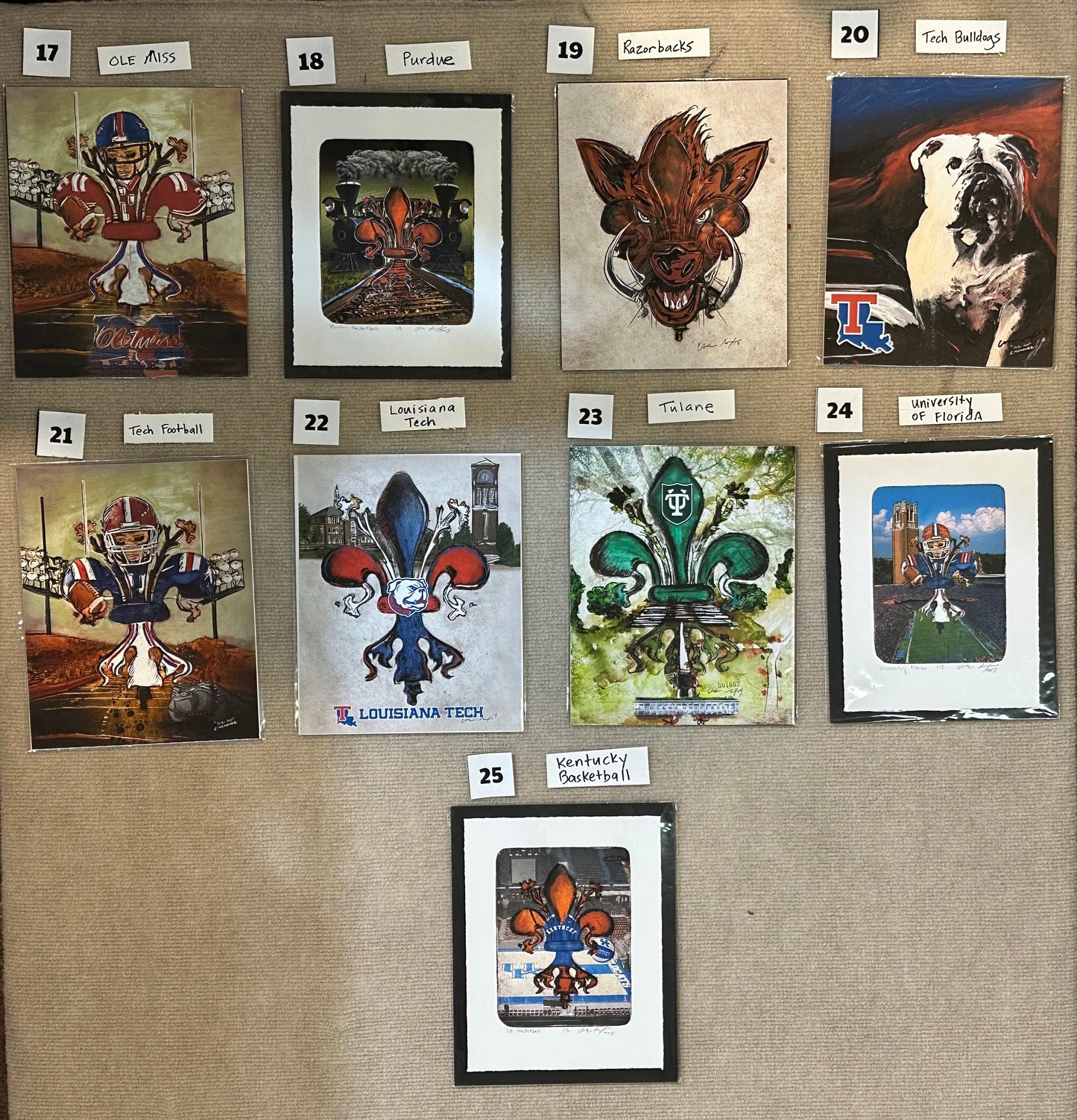 Fleur de Lis College Sports Collection