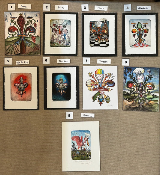 Fleur de Lis Food Art Collection