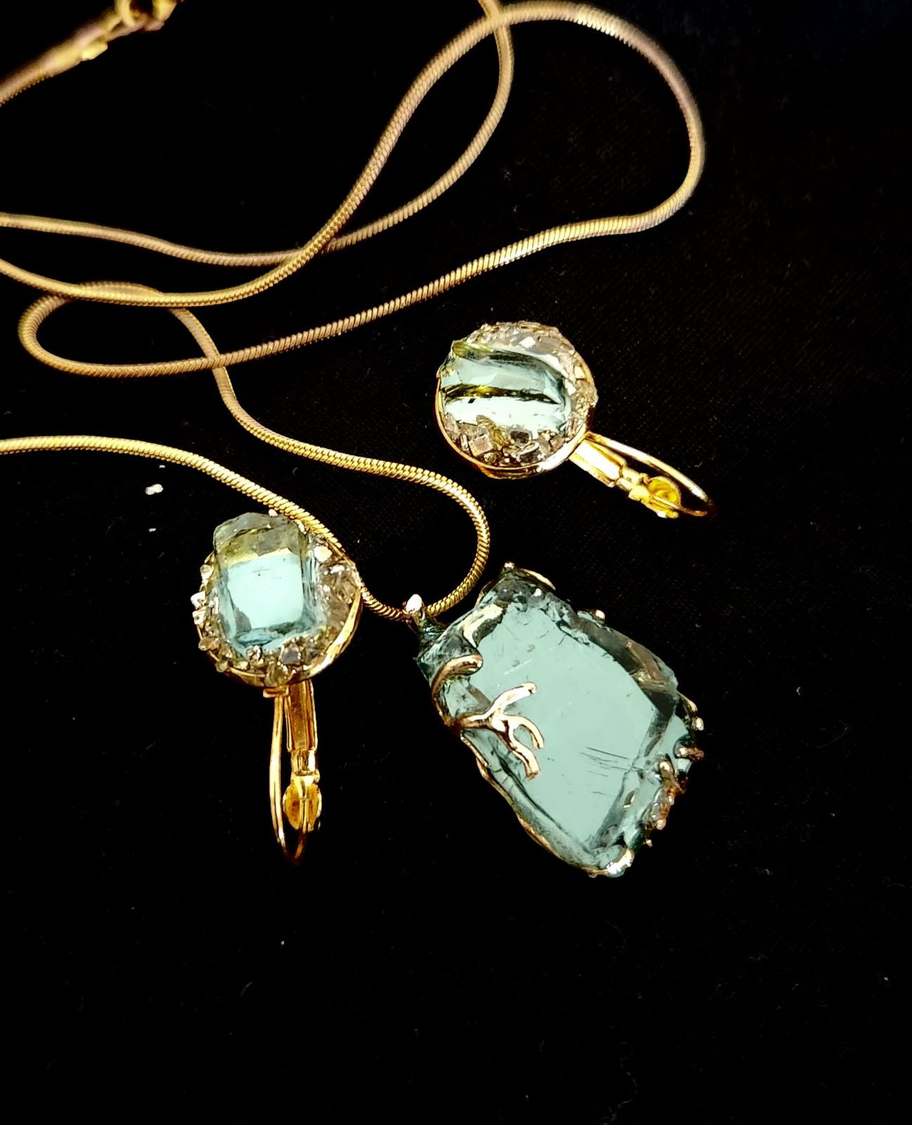 Tower Glass Jewelry Sets