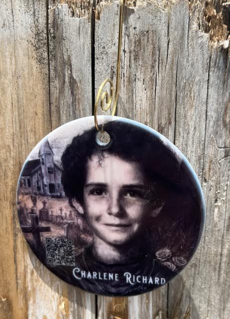 Charlene Richard Christmas Ornament