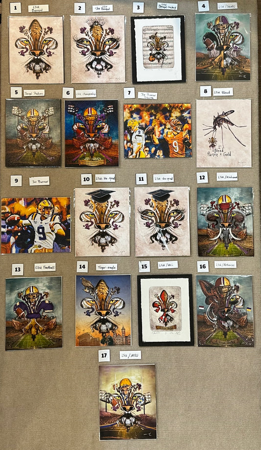 Fleur de Lis LSU Collection