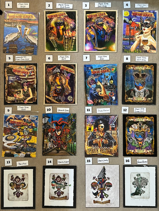 Fleur de Lis Mardi Gras Art Collection