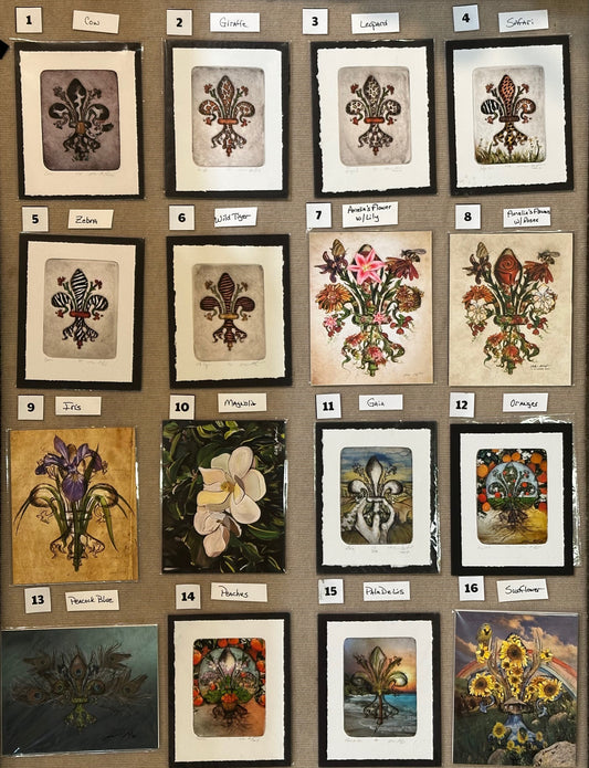 Fleur de Lis Nature Art Collection