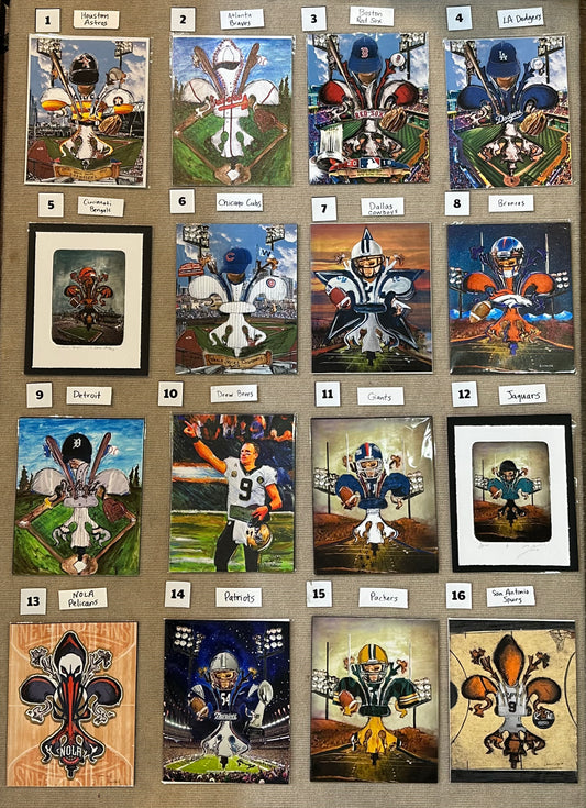 Fleur de Lis Professional Sports Collection