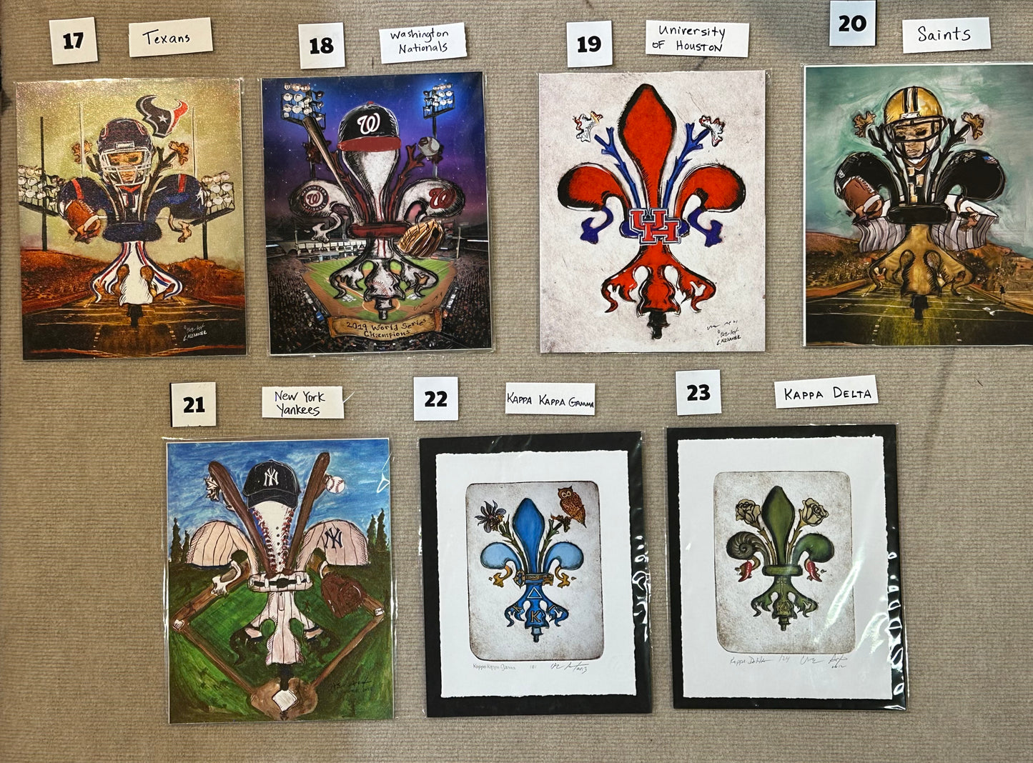 Fleur de Lis Professional Sports Collection
