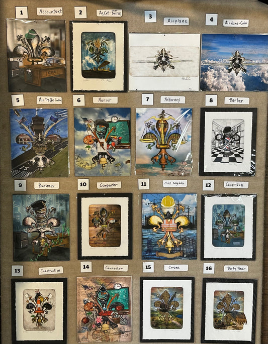 Fleur de Lis Inspired in Career Professions