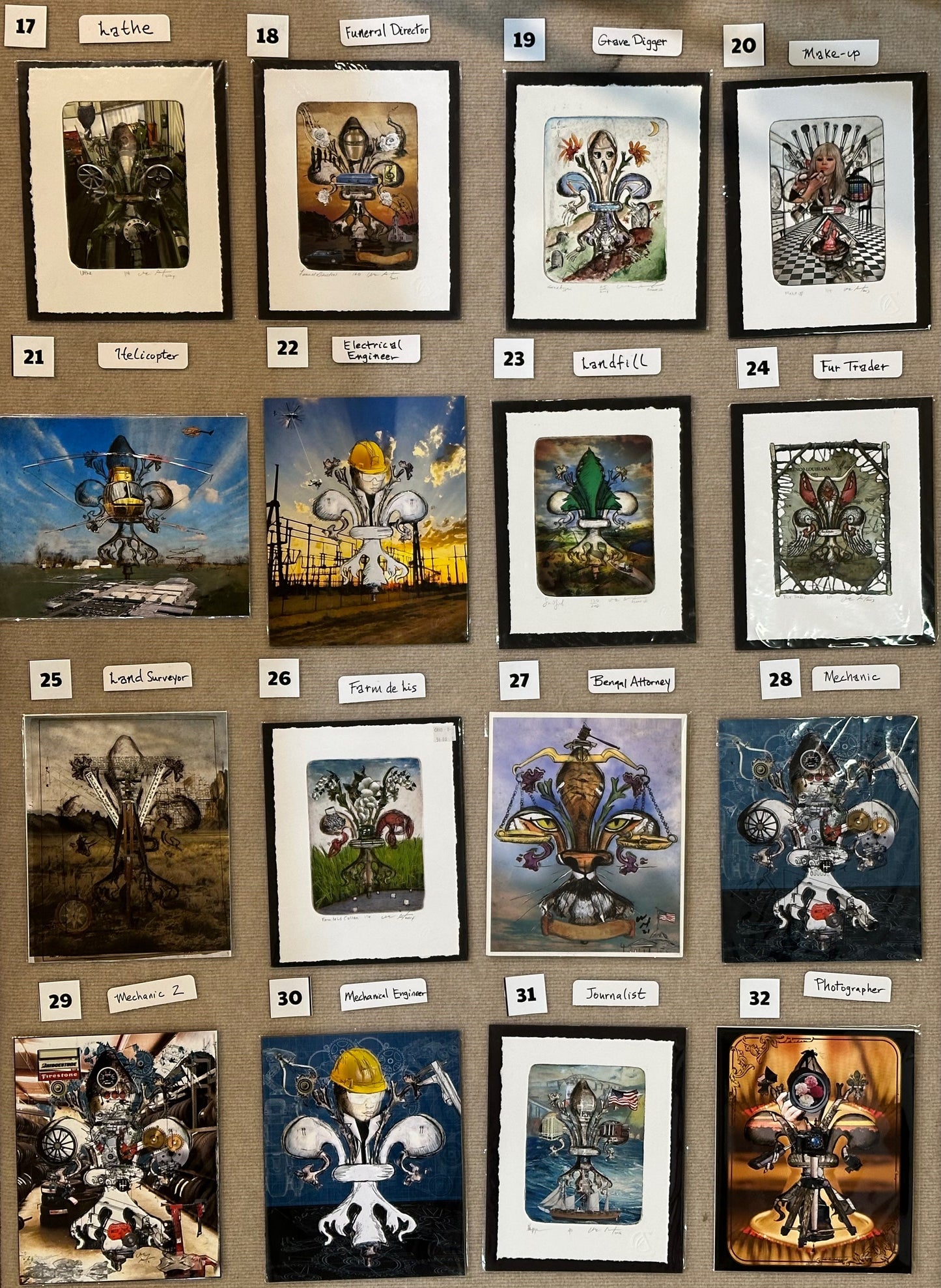 Fleur de Lis Inspired in Career Professions
