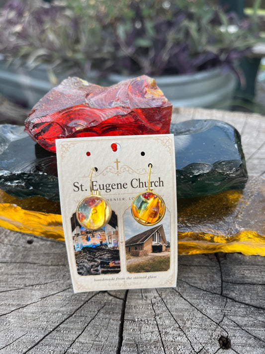 St. Eugene Church Stained Glass Earrings
