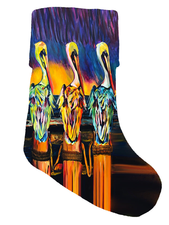 Louisiana Pelican Stockings