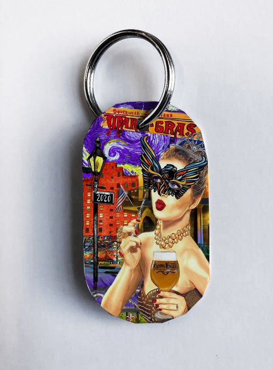 Mardi Gras Key Chain 