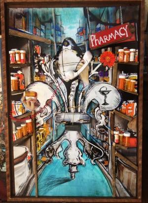 Candice Alexander, Fleur De Lis Artist, 3D Pharmacist Piece