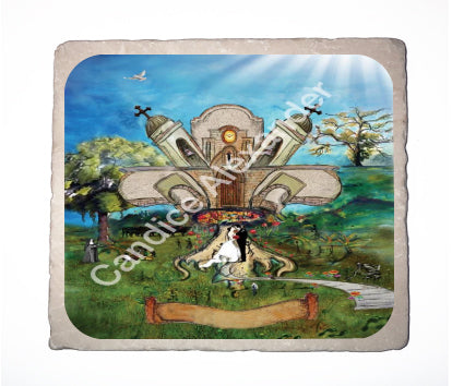 St. Martin DePorres Wedding Coaster