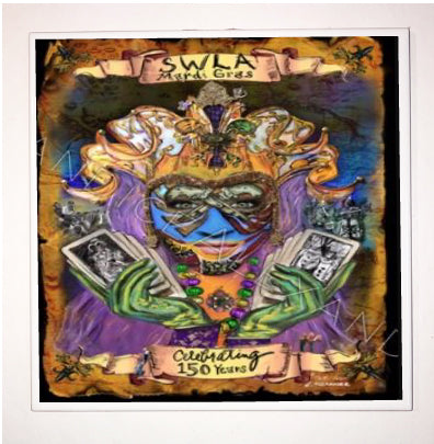 2017 Official SWLA Mardi Gras Queen Poster