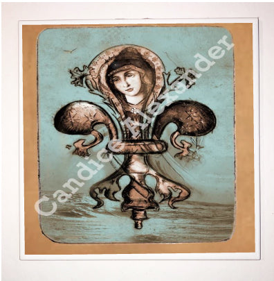 Mary of the Seas Antique Sepia