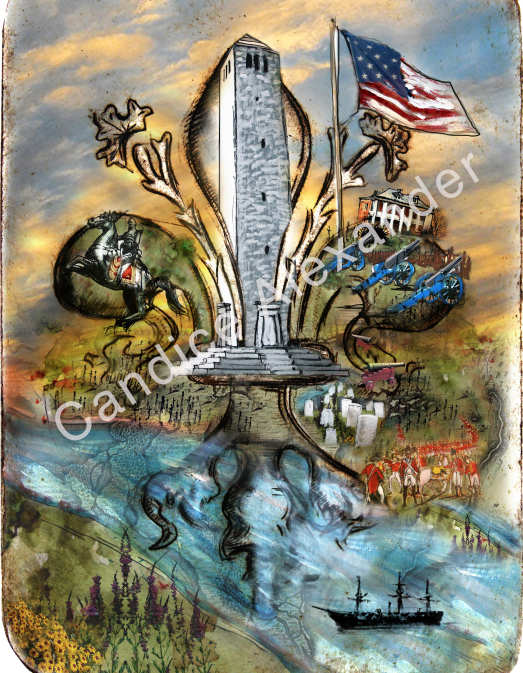 Battle of New Orleans Fleur De Lis Candice Alexander Fleur de Lis Art by Candice Alexander Louisiana Artist