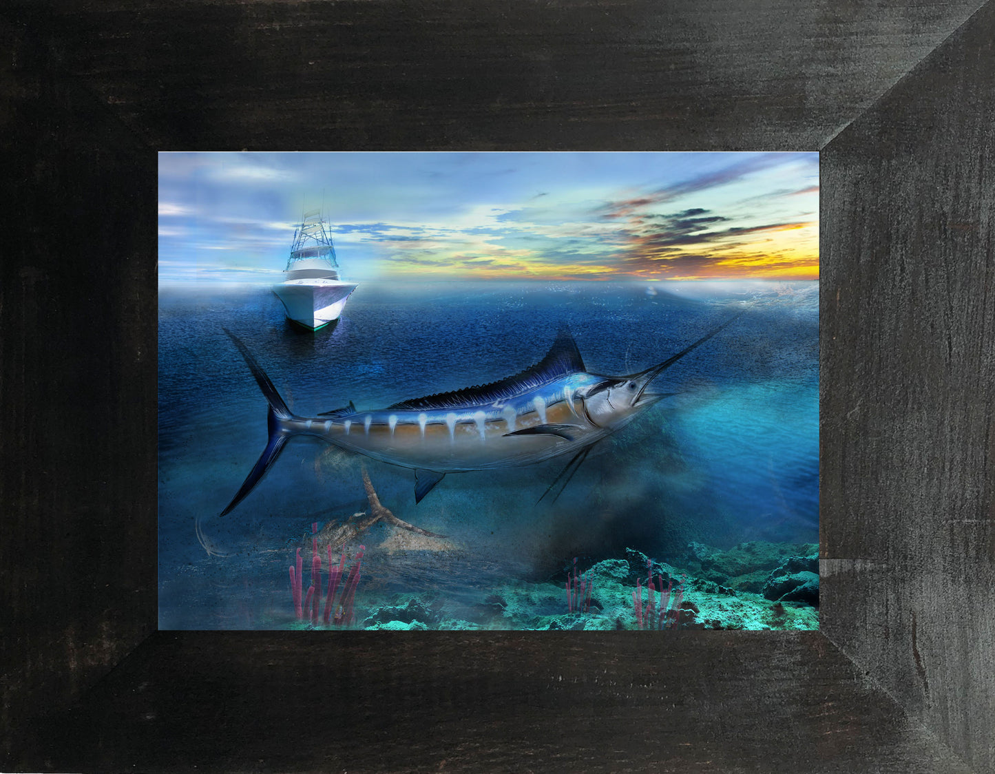 Candice Alexander, Alexander, Art, Studio, Louisiana, Lake Charles, Calcasieu, Parish,Painting, Print, Picture, Atlantic, Blue, Marlin, Blue Marlin, Marlin, New Orleans, Golden Nugget, Seabrook, Texas, Gulf of Mexico, Fishing, Ship, Restaurant,