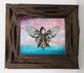 Candice Alexander Fleur De Lis Butterfly Louisiana Cypress Frame