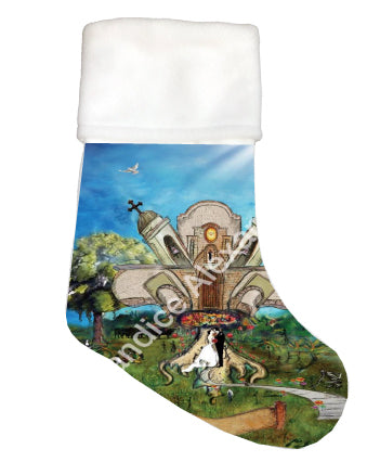 St. Martin DePorres Wedding Christmas Stocking