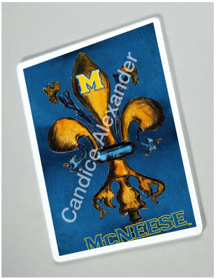 McNeese Blue and Gold No Cap