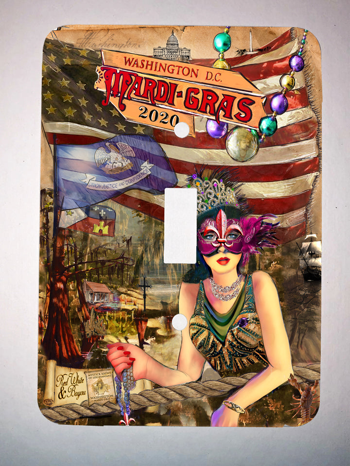 2020 Washington DC Mardi Gras Poster