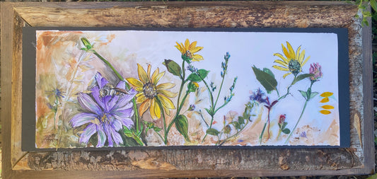 Candice Alexander, Alexander Art, Art, Louisiana, Wild Flowers, Mountain, Flowers, Lake Charles, Calcasieu Parish, Southwest, Arroyo Seco, Snow Mansion, Taos, New Mexico,